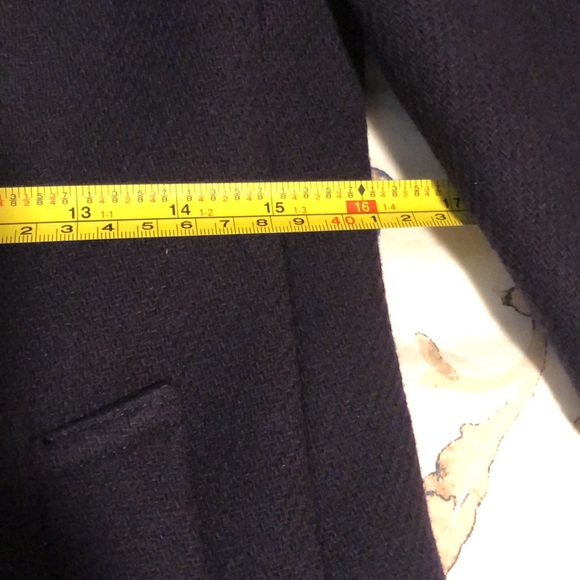 J. Crew Stadium Cloth Coat NAVY - Picture 9 of 11